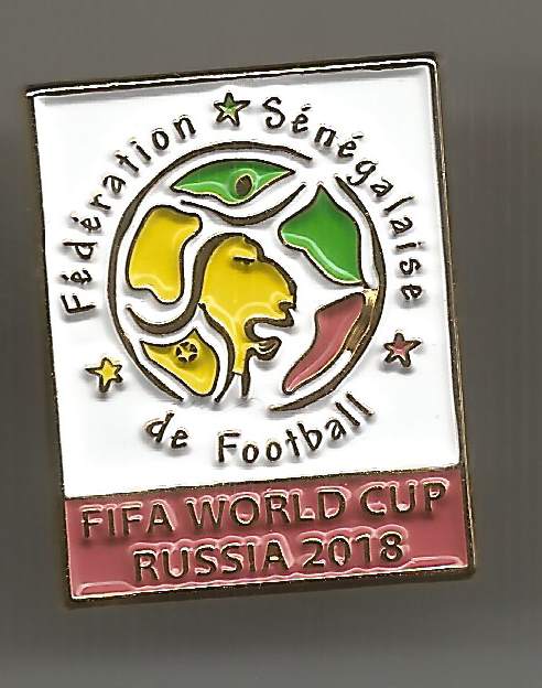 Badge Senegal Russia 2018 rot